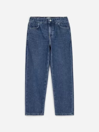 Pull-On Denim Trousers