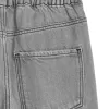 Pull-On Denim Trousers