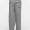 Pull-On Denim Trousers