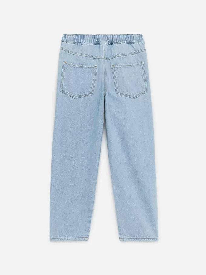Pull-On Denim Trousers