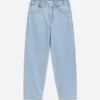 Pull-On Denim Trousers