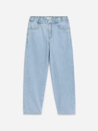 Pull-On Denim Trousers
