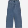 Pull-On Denim Trousers