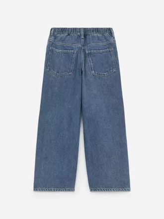 Pull-On Denim Trousers