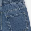 Pull-On Denim Trousers