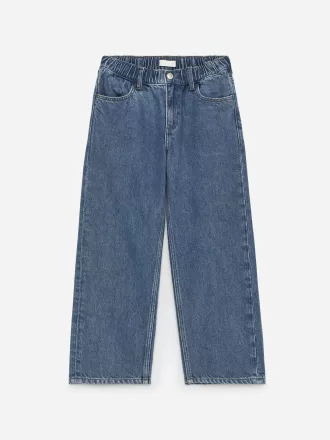 Pull-On Denim Trousers