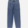 Pull-On Denim Trousers