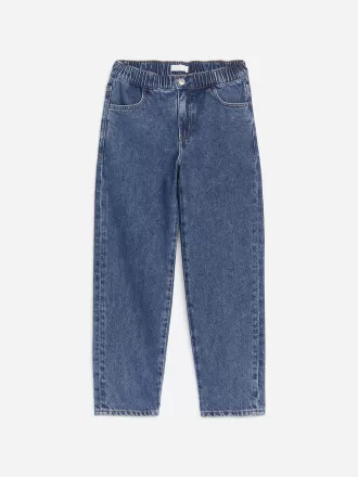 Pull-On Denim Trousers