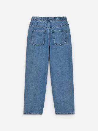 Pull-On Denim Trousers