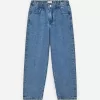 Pull-On Denim Trousers