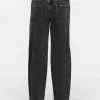Pull-On Denim Trousers