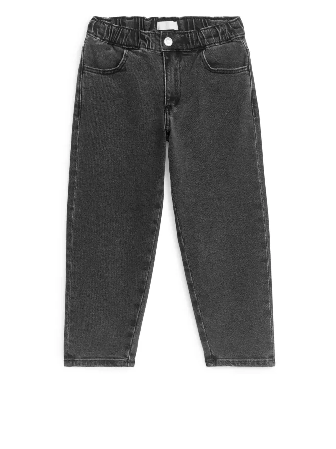 Pull-On Denim Trousers