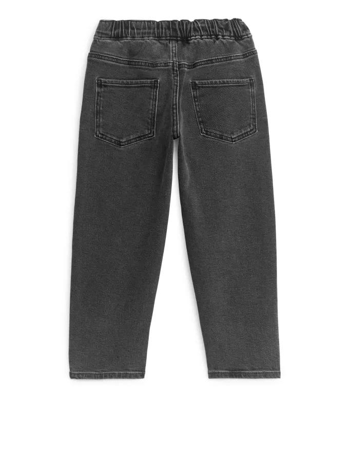 Pull-On Denim Trousers