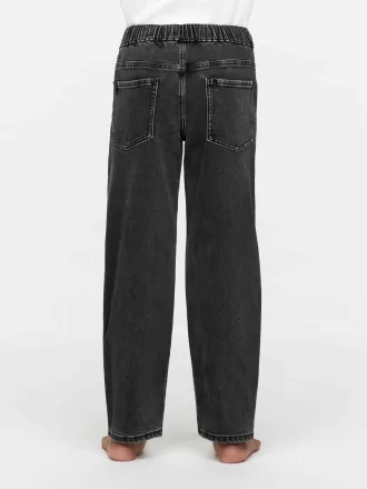Pull-On Denim Trousers