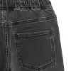 Pull-On Denim Trousers