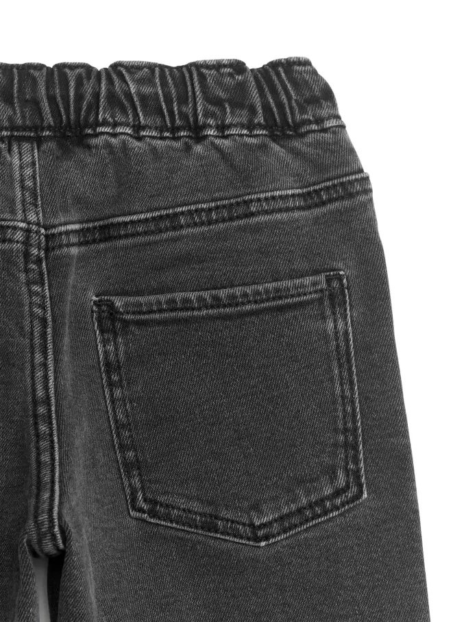Pull-On Denim Trousers