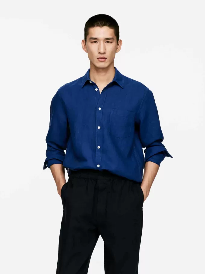 Regular-Fit Linen Shirt Regular-Fit Linen Shirt