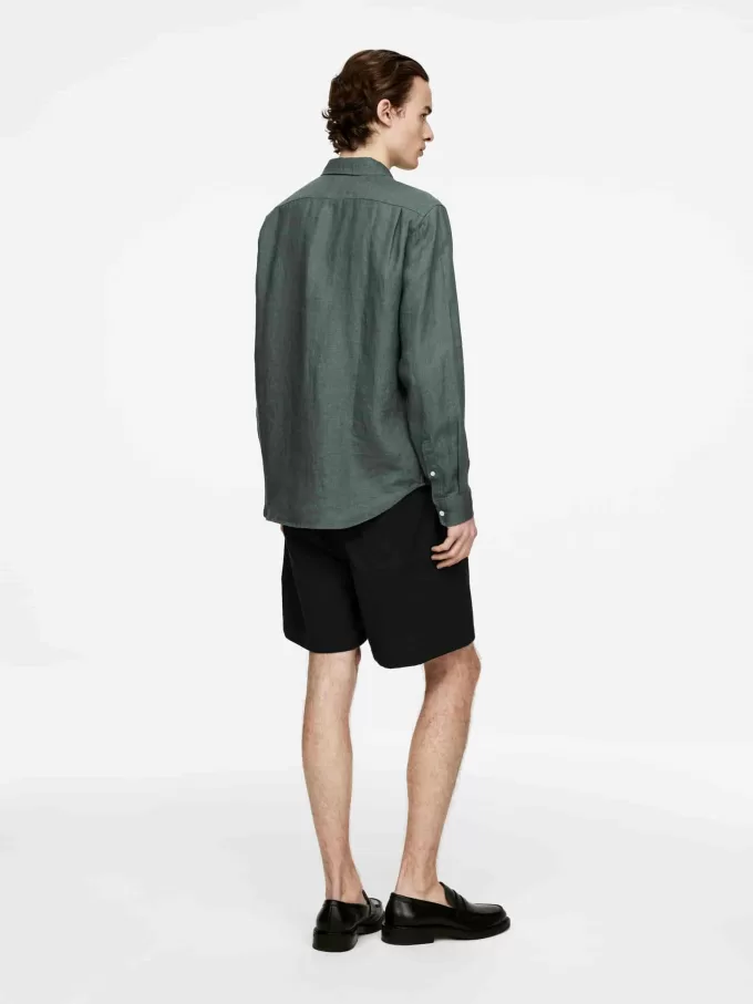 Regular-Fit Linen Shirt