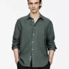 Regular-Fit Linen Shirt