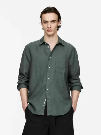 Regular-Fit Linen Shirt