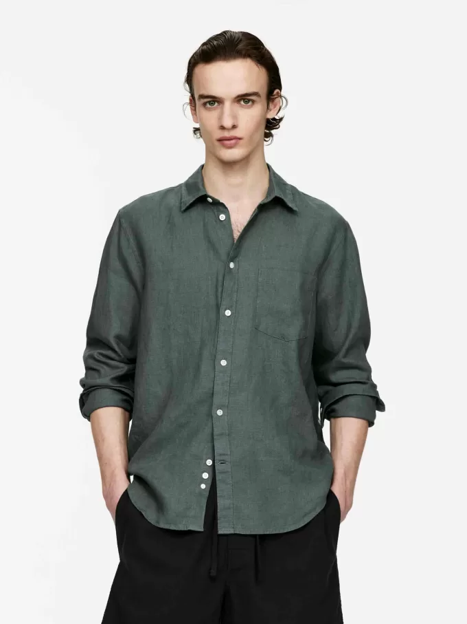 Regular-Fit Linen Shirt