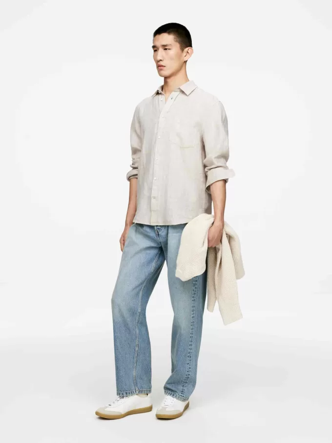Regular-Fit Linen Shirt
