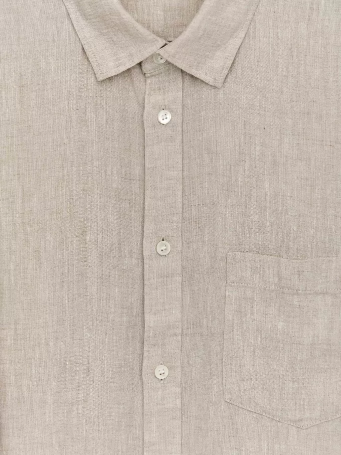 Regular-Fit Linen Shirt