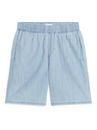 Relaxed Denim Shorts
