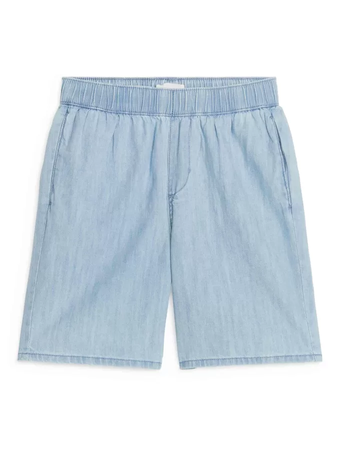 Relaxed Denim Shorts