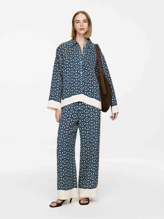 Relaxed Printed Trousers