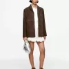 Relaxed Suede Blazer