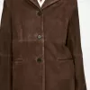 Relaxed Suede Blazer