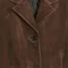 Relaxed Suede Blazer