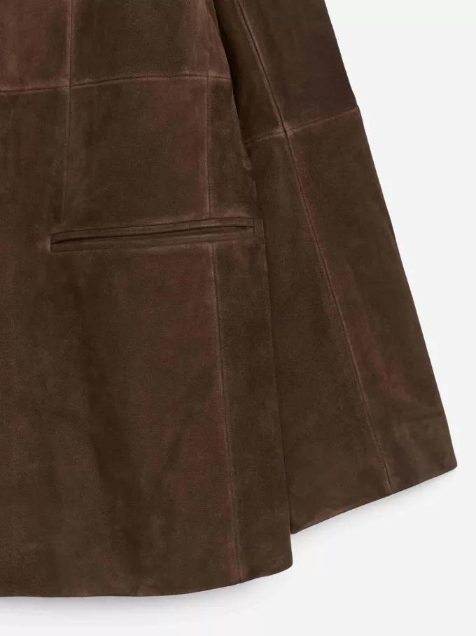 Relaxed Suede Blazer