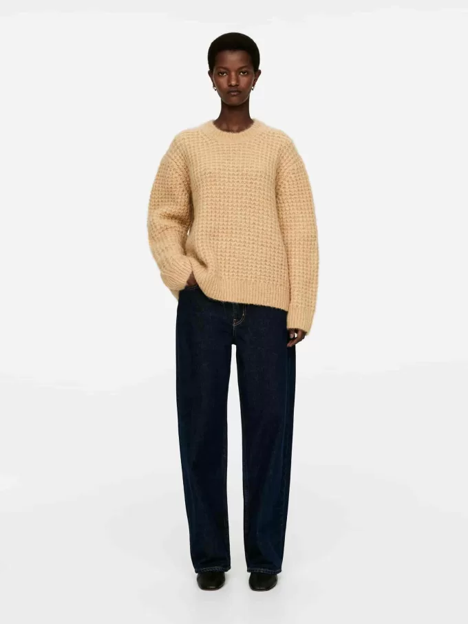 Relaxed Wool-Alpaca Jumper
