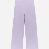 Rib Cotton Trousers
