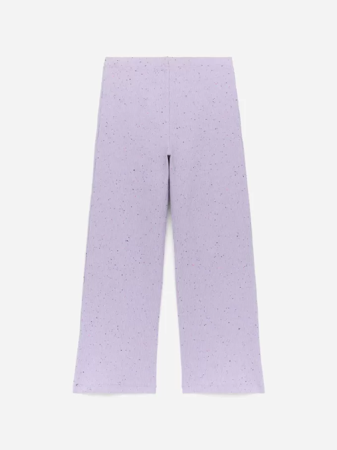 Rib Cotton Trousers