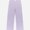 Rib Cotton Trousers