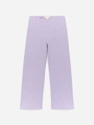 Rib Cotton Trousers