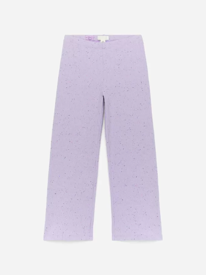 Rib Cotton Trousers