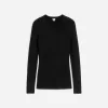 Rib-Knit Merino Top