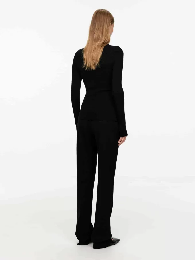 Rib-Knit Merino Top Rib-Knit Merino Top