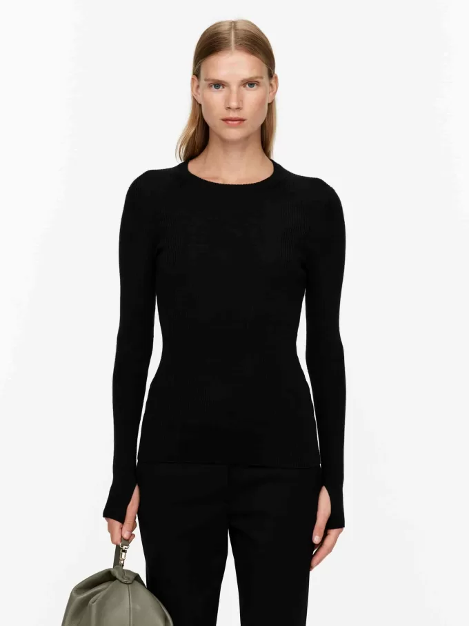 Rib-Knit Merino Top Rib-Knit Merino Top