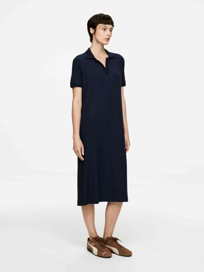 Rib-Knit Polo Dress Rib-Knit Polo Dress