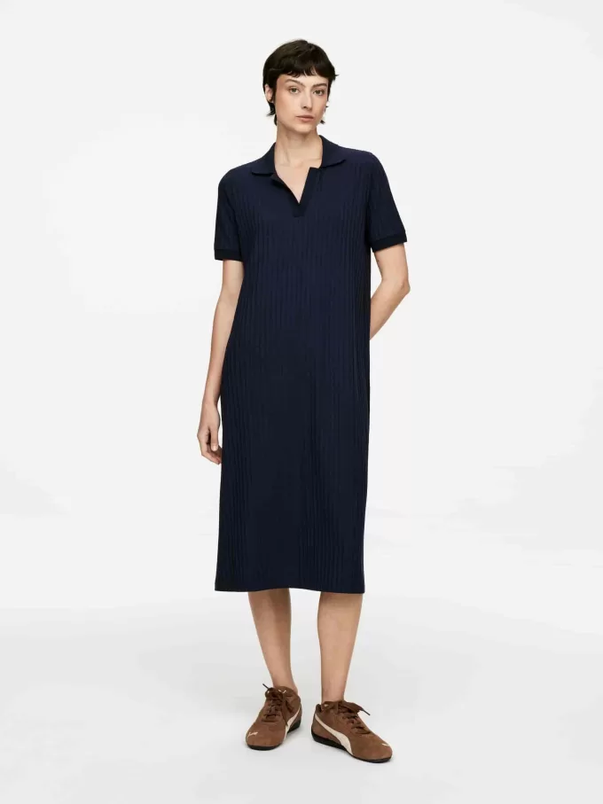 Rib-Knit Polo Dress Rib-Knit Polo Dress