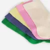 Rib Knit Socks, 5 Pairs