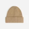 Rib-Knitted Beanie