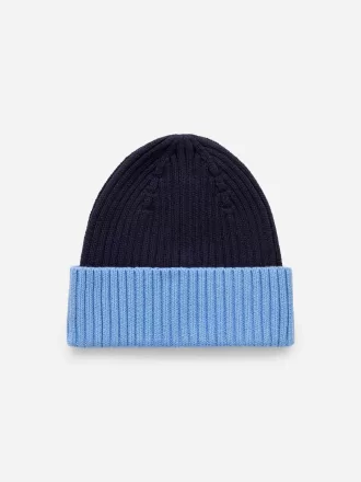 Rib-Knitted Beanie