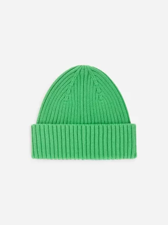 Rib-Knitted Beanie
