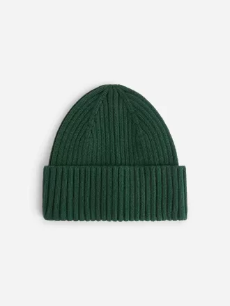 Rib-Knitted Beanie